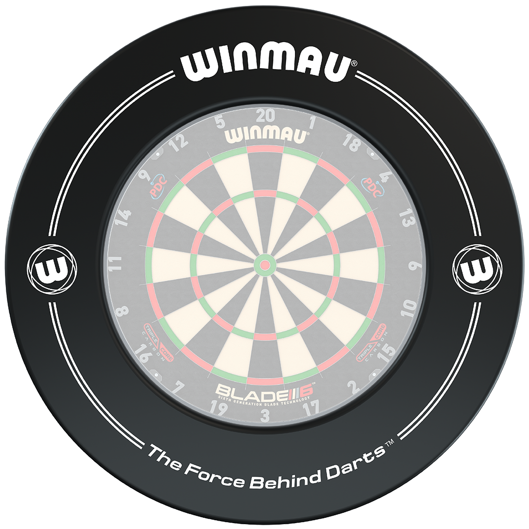 Winmau Printed Black Dartboard Surround
