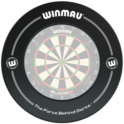 Winmau Printed Black Dartboard Surround