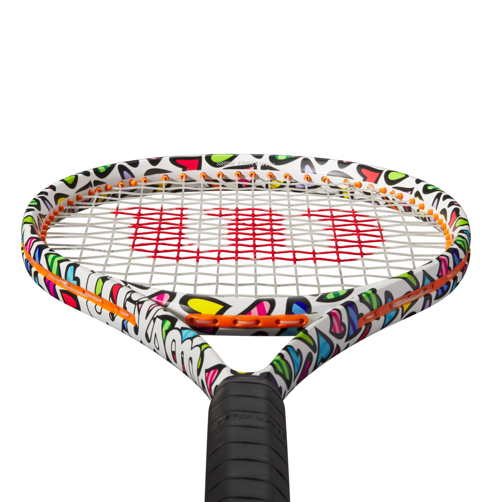 Wilson Clash 100L V2 Britto Hearts Tennis Racket SPORTS Resources, Inc.