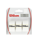 Wilson Pro Overgrip Perforated - 3 Pack (White)