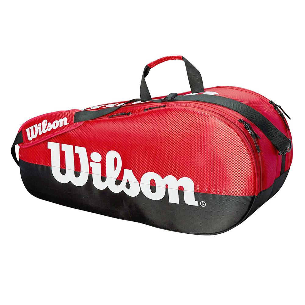 WILSON TEAM 2 COMPARTMENT 6 TENNIS RACKET TENNIS
