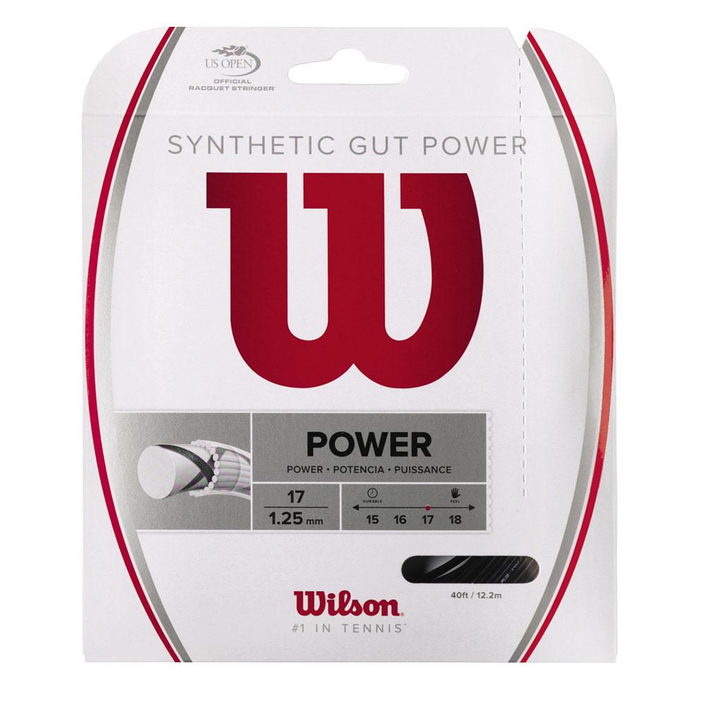 WILSON SYNTHETIC GUT POWER 17 TENNIS STRING SET