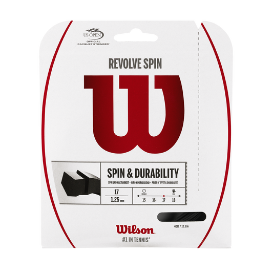 Wilson Revolve Spin 17 Tennis String - Set