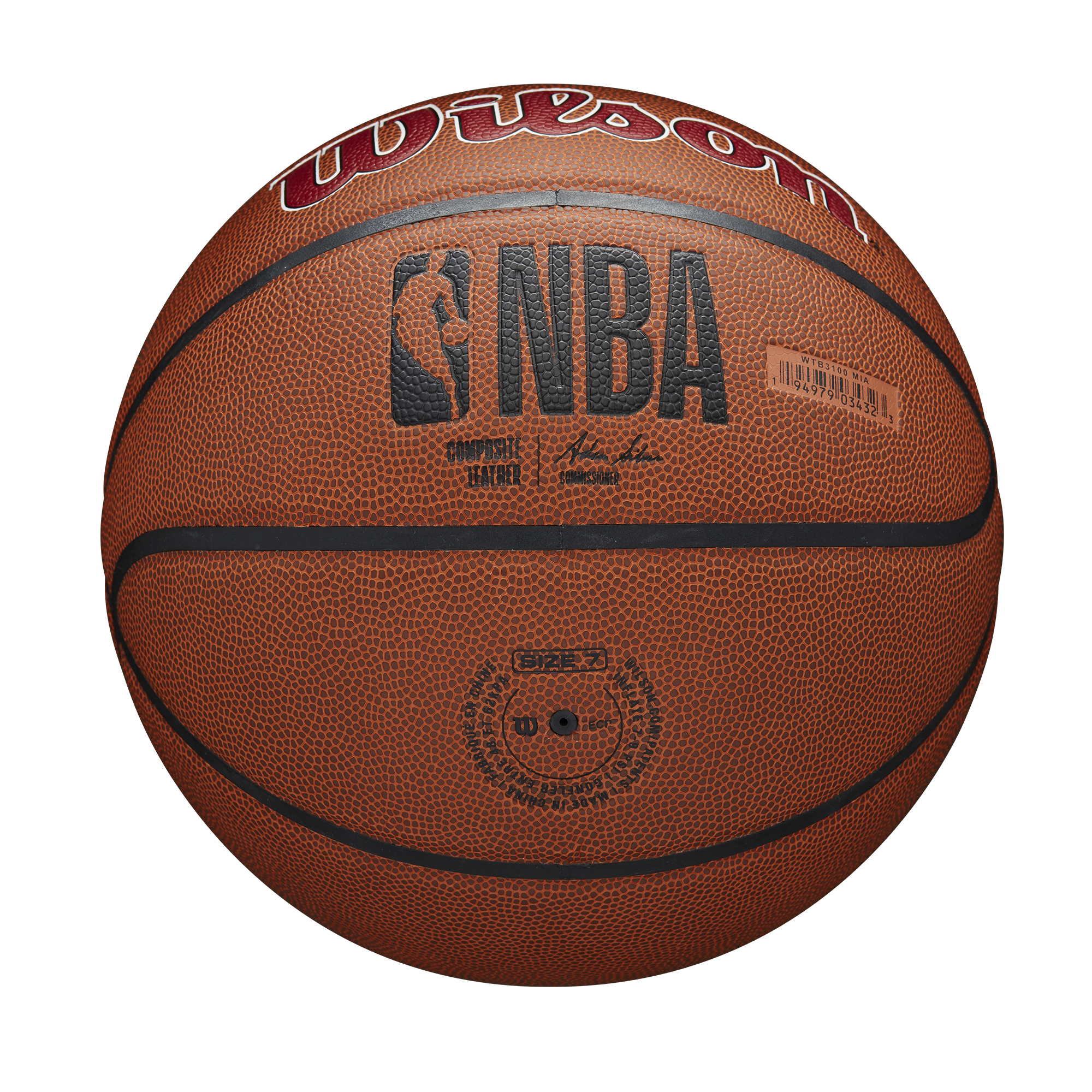 WILSON NBA Team Alliance Miami Heat Basketball