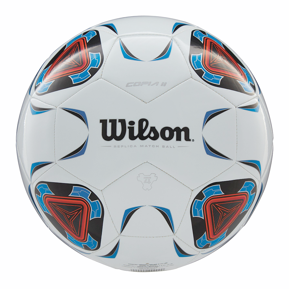 WILSON COPIA II WHITE BLUE SOCCER BALL