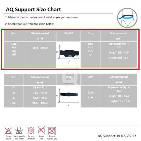 AQ Standard Slimming and Warming Waist Belt